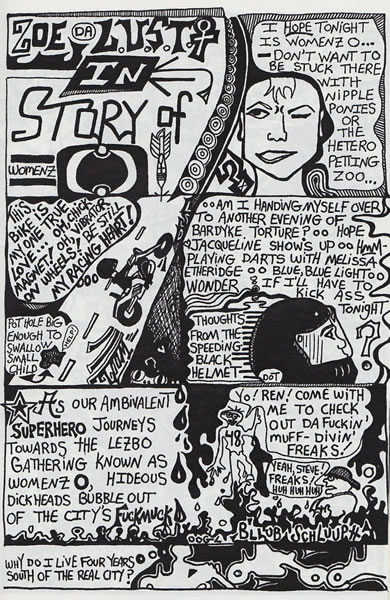 L.U.S.T. comic: inner page